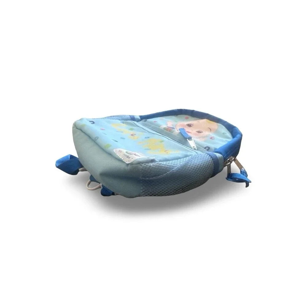 Cocomelon Let's Play JJ Blue Mini Backpack Boys Toddler Preschool Zip Adjustable